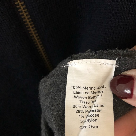 J. CREW - Knit Zip-up Jacket - Picture 3 of 7